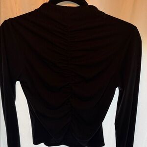 Old Navy Elegant Black Gathered Blouse